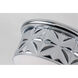 Epsilon 3 Light PC Bath/Flush Mounts Ceiling Light in Polished Chrome